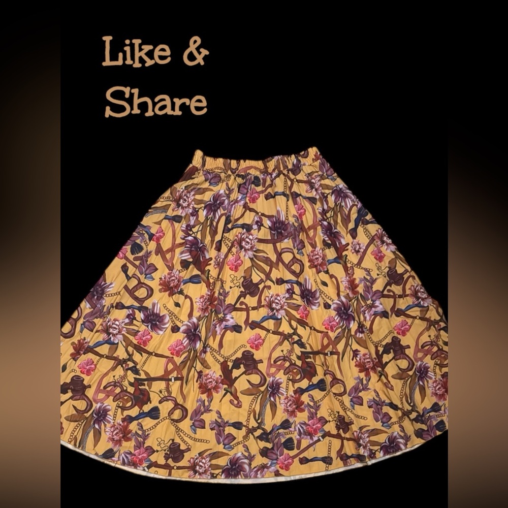 Floral Print Women's Skirt
